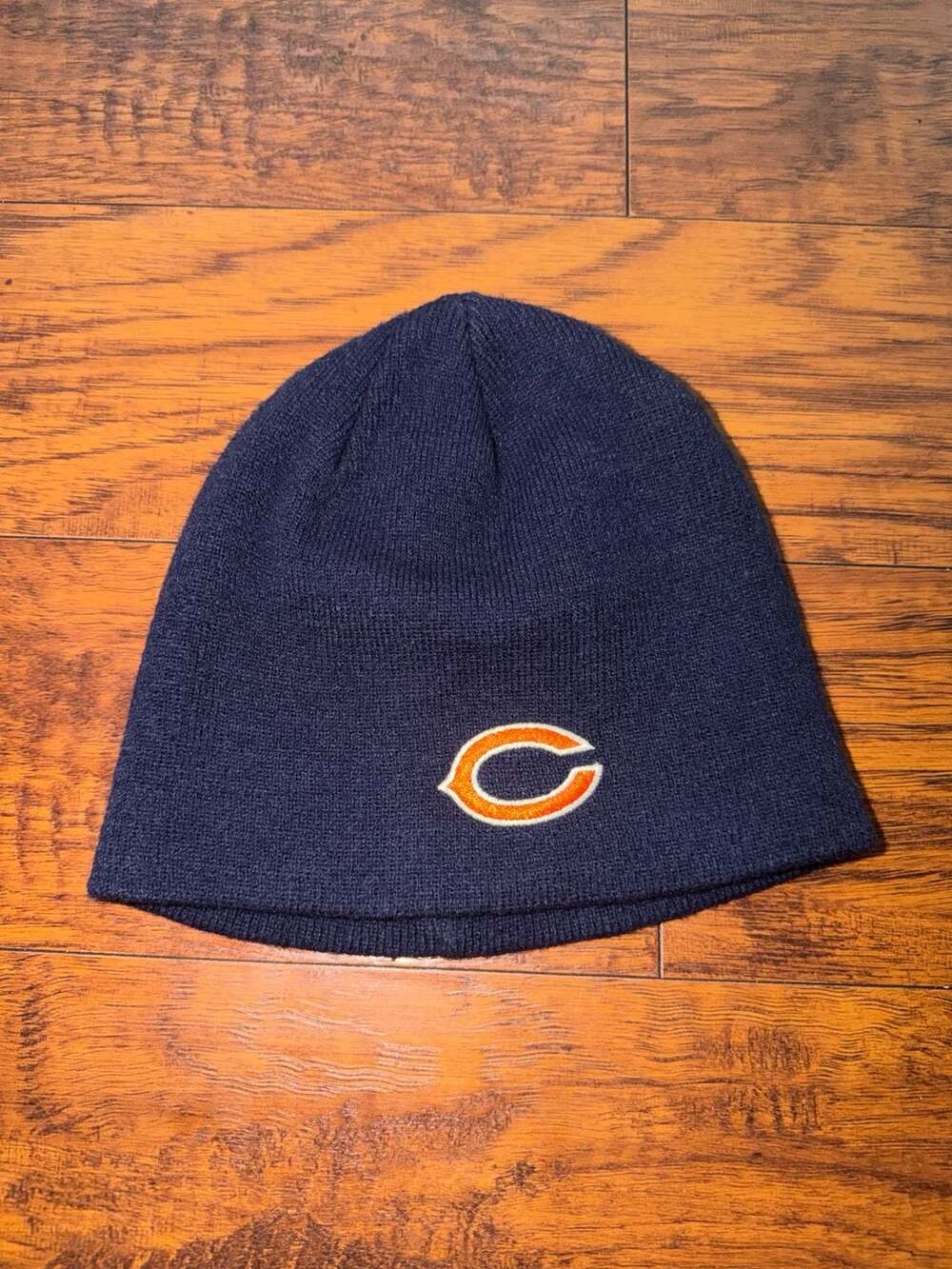 Reebok NFL Chicago Bears Navy Blue Knit Beanie